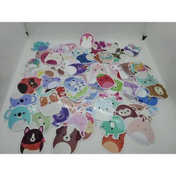 Squishmallow Vinyl Sticker Lot of 100 Various - Picture 1 of 7